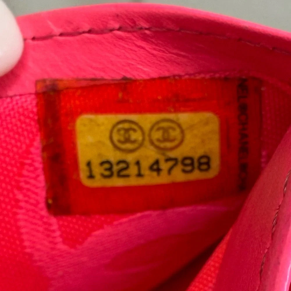 ❤️CHANEL LIGNE CAMBON BI-FOLD WALLET QUILTED BLACK LAMBSKIN - Picture 15 of 16